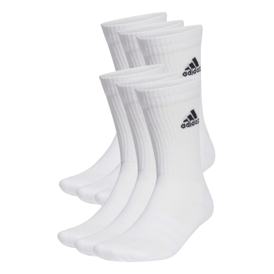 adidas Sport Socks Crew Cushioned Sportswear white - 6 pairs